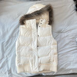 Gap Fur Hooded Vest